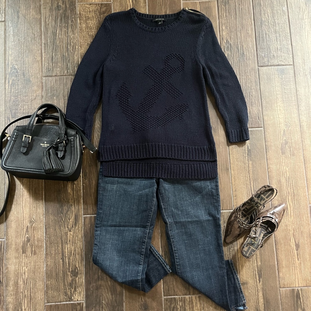 Ann Taylor anchor sweater